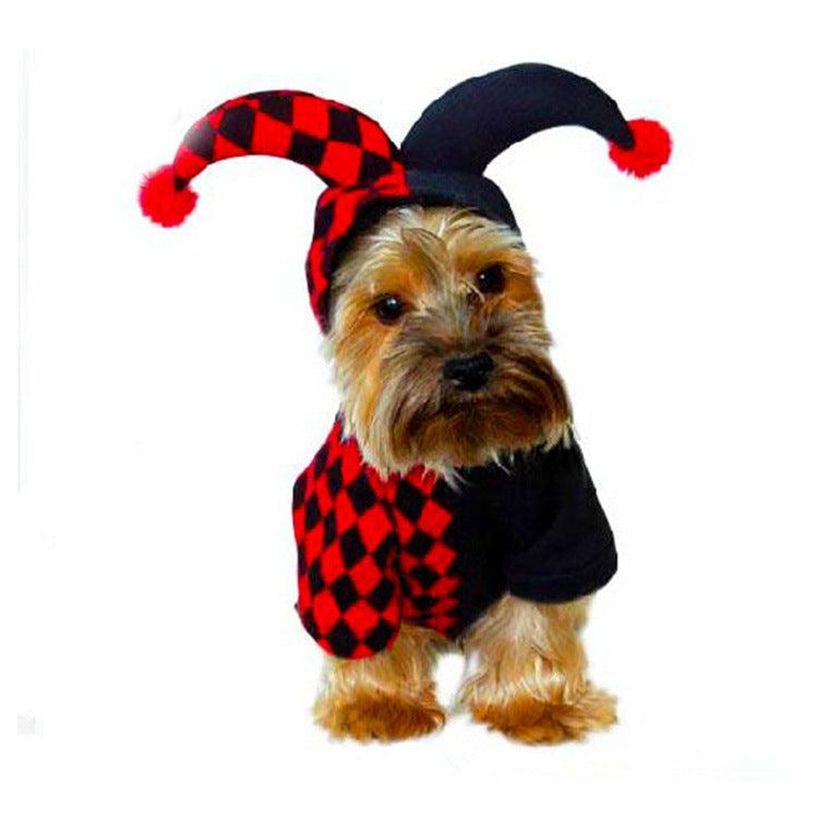 Funny Clown Pet Costume: The Ultimate Halloween Dress-Up For Your Furry Friend-3