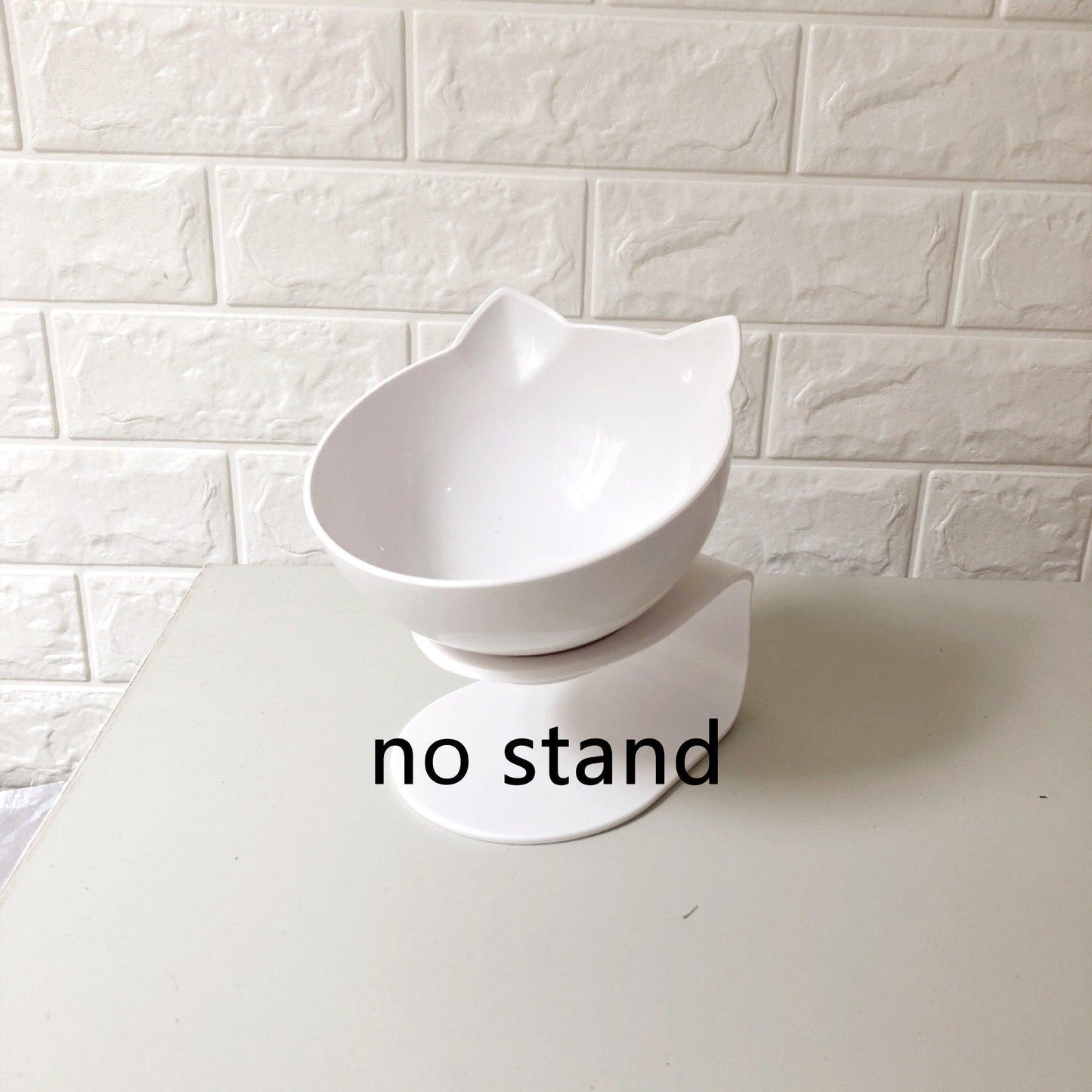 Deluxe Pet Dining Experience: Elegant Inclined Food Cat Bowl With Transparent Design-5