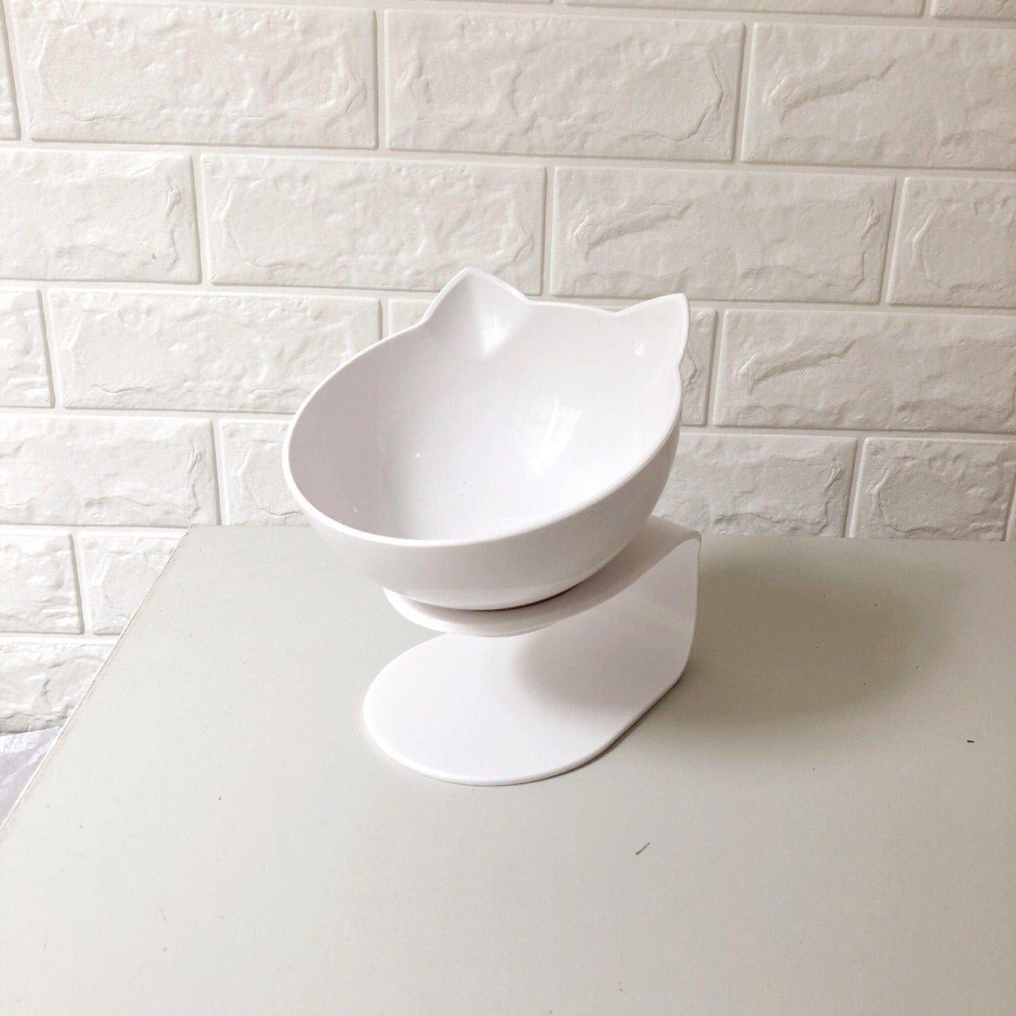 Deluxe Pet Dining Experience: Elegant Inclined Food Cat Bowl With Transparent Design-12